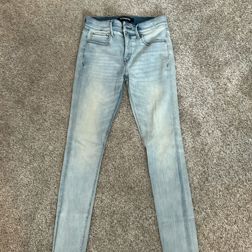 Express stretch skinny jeans